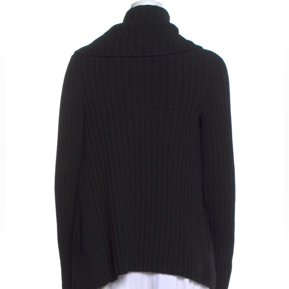 Vince black wool open front cardigan sweater jacket - XS - Picture 6 of 6